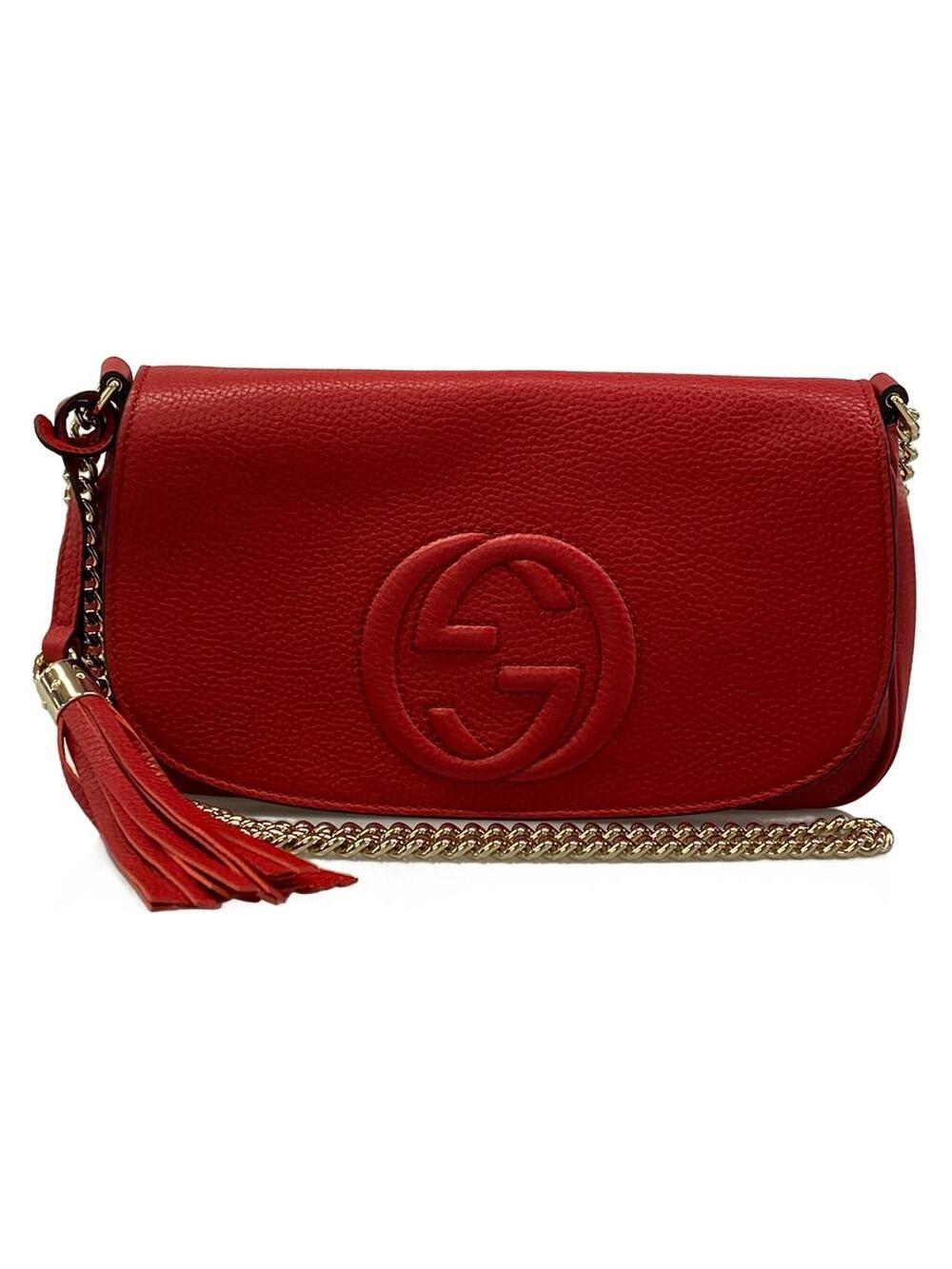 Gucci Soho Shoulder Bag Bordeaux #339892G47B